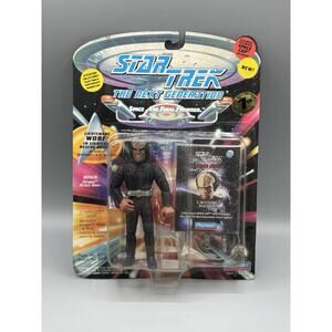 Star Trek The Next Generation Lieutenant Worf in Starfleet Rescue Outfit 4 inch